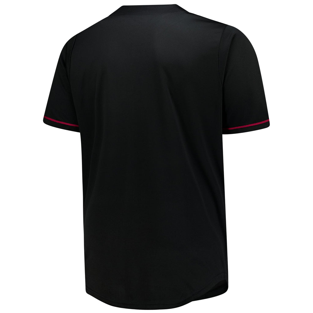 Cleveland Cavaliers Fanatics Black Big & Tall Pop Full-Button Jersey for Men product image 4, provided for visual reference