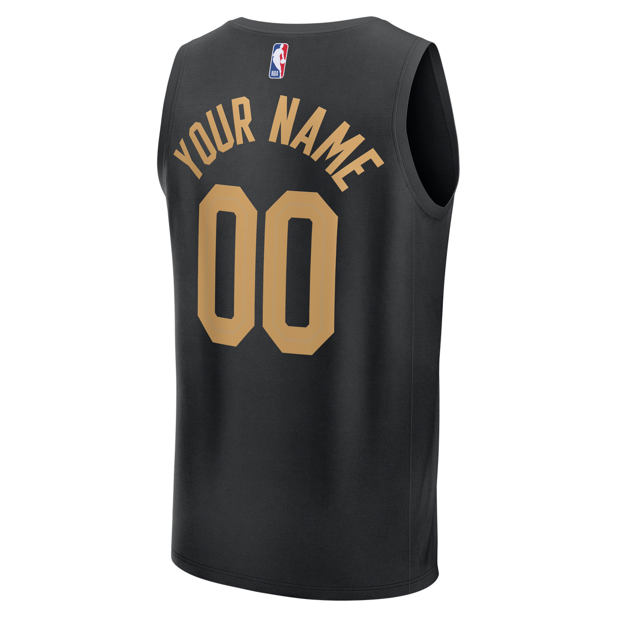 Cleveland Cavaliers Fanatics Black Fast Break Custom Jersey - Icon Edition for Men product image 4, provided for visual