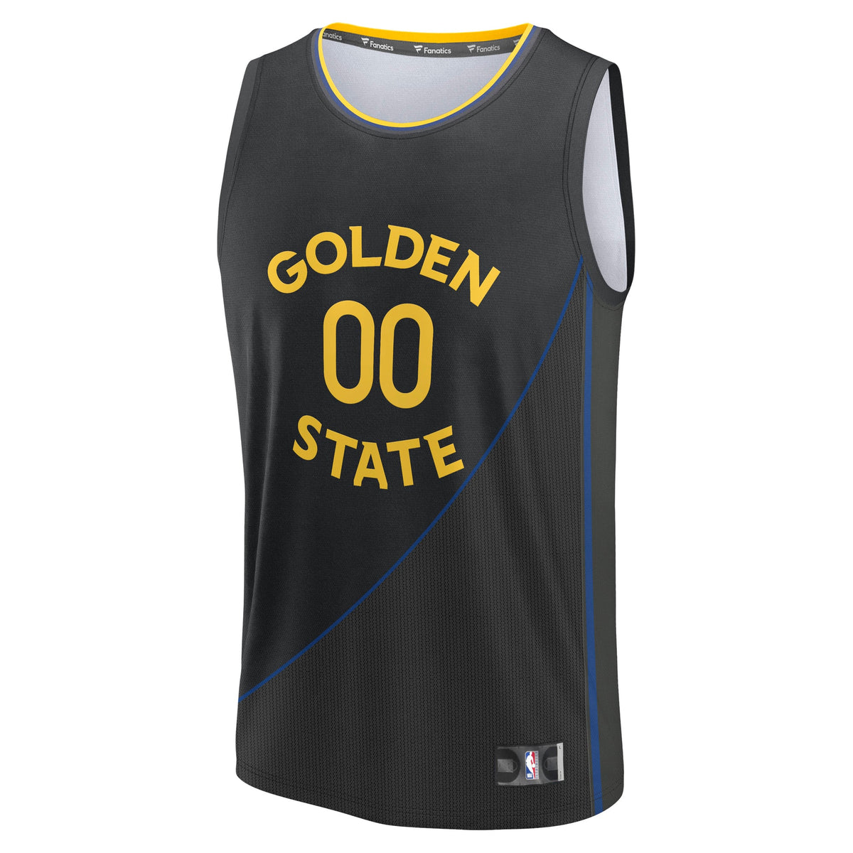 Golden State Warriors Fanatics Black Fast Break Custom Jersey - Statement Edition for Men product image 3, provided for