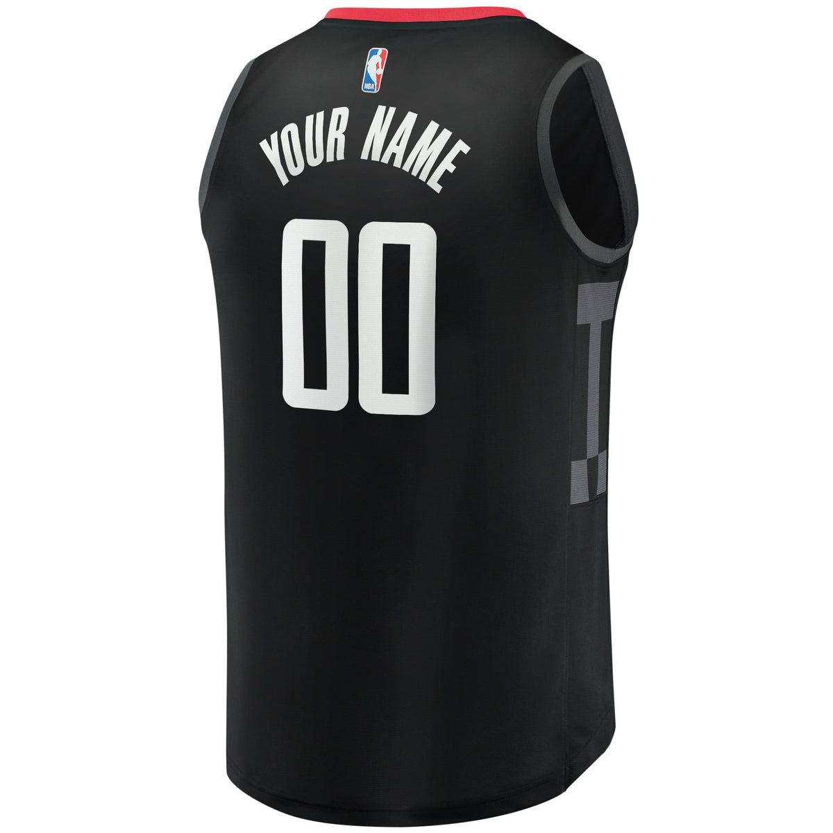 Houston Rockets Fanatics Black Fast Break Replica Custom Jersey - Statement Edition for Men product image 4, provided for