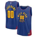 Denver Nuggets Fanatics Blue Fast Break Custom Jersey - Statement Edition for Men product image 1, provided for visual