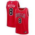 Chicago Bulls Caleb Wilson Fanatics Red 2026 NBA Draft First Round Pick Fast Break Jersey - Icon Edition for Men product