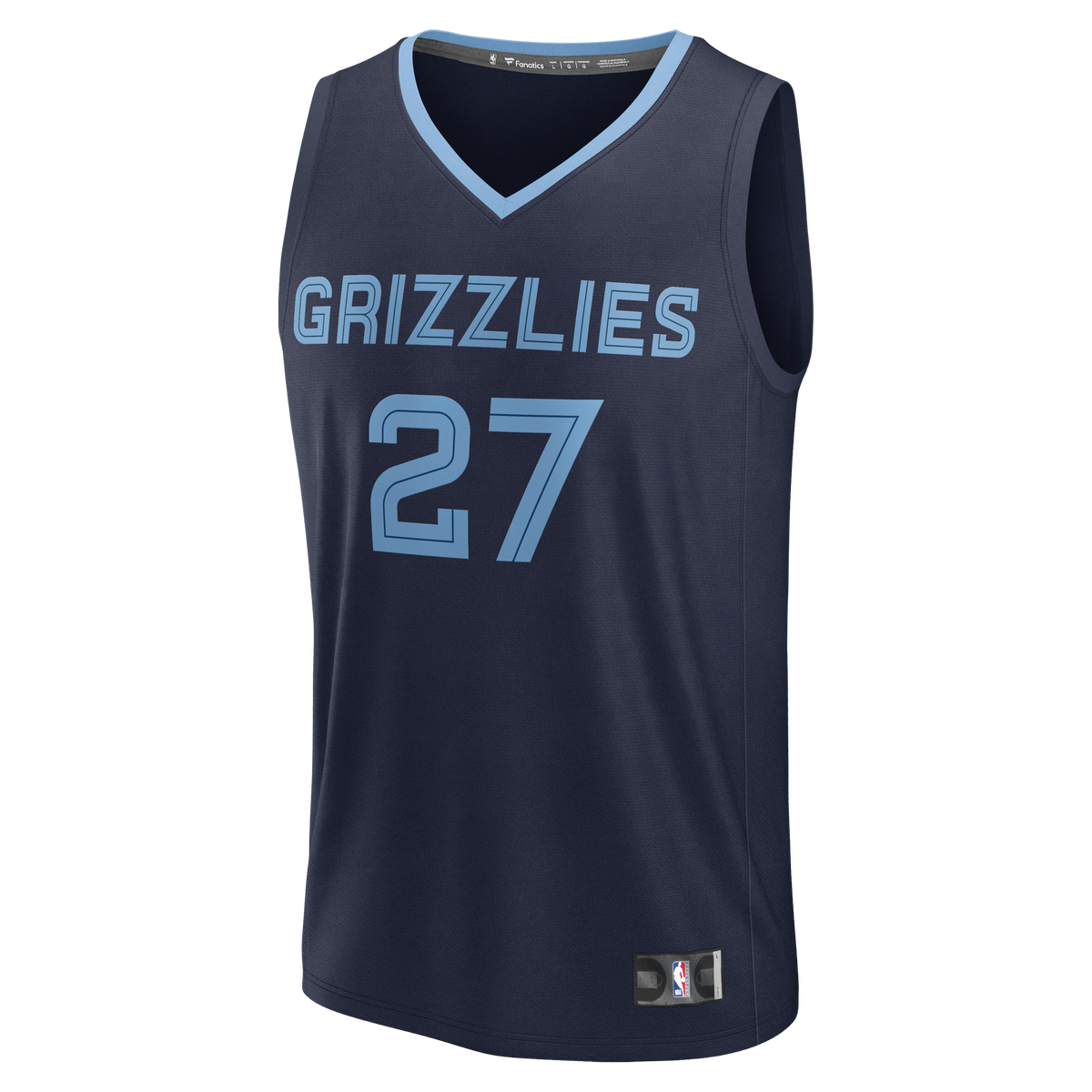 Memphis Grizzlies Cameron Boozer Fanatics Navy 2026 NBA Draft First Round Pick Fast Break Jersey - Icon Edition for Men