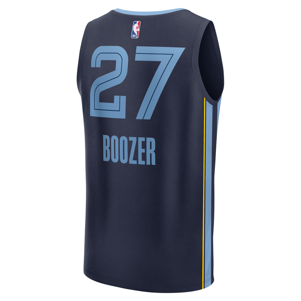 Memphis Grizzlies Cameron Boozer Fanatics Navy 2026 NBA Draft First Round Pick Fast Break Jersey - Icon Edition for Men