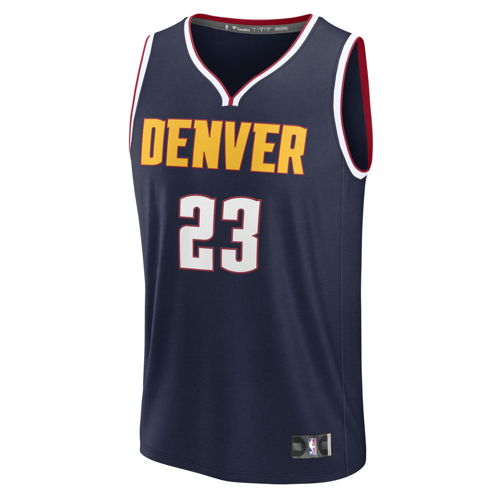 Denver Nuggets Cameron Johnson Fanatics Navy Fast Break Replica Jersey - Icon Edition for Men product image 3, provided for