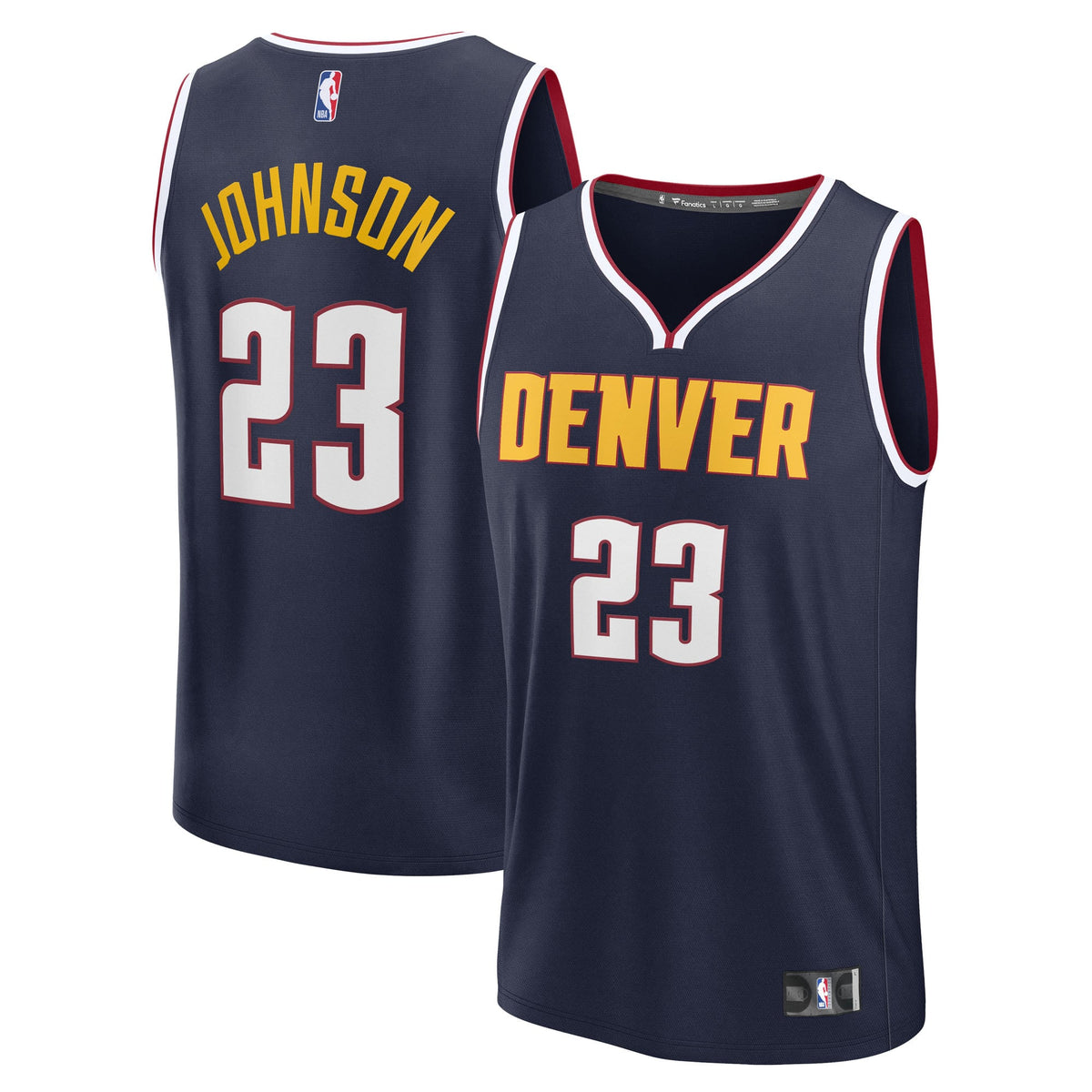 Denver Nuggets Cameron Johnson Fanatics Navy Fast Break Replica Jersey - Icon Edition for Men product image 1, provided for