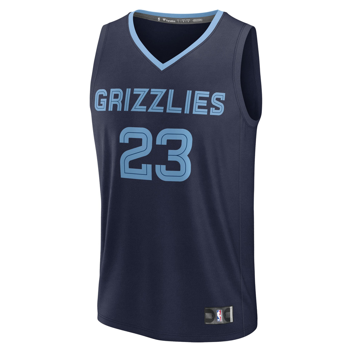 Memphis Grizzlies Cedric Coward Fanatics Navy 2025 NBA Draft First Round Pick Fast Break Replica Jersey - Icon Edition for