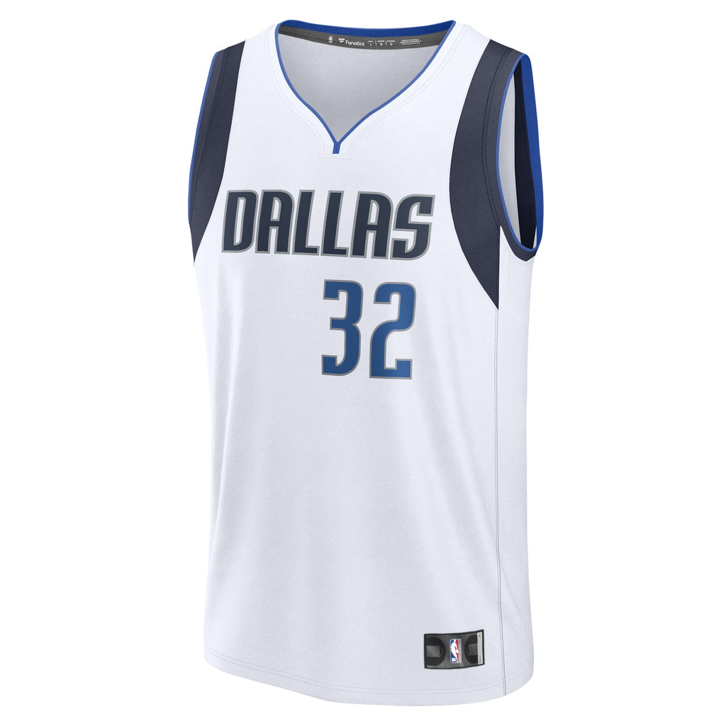 Dallas Mavericks Cooper Flagg Fanatics White 2025 NBA Draft First Round Pick Fast Break Replica Jersey - Association Edition