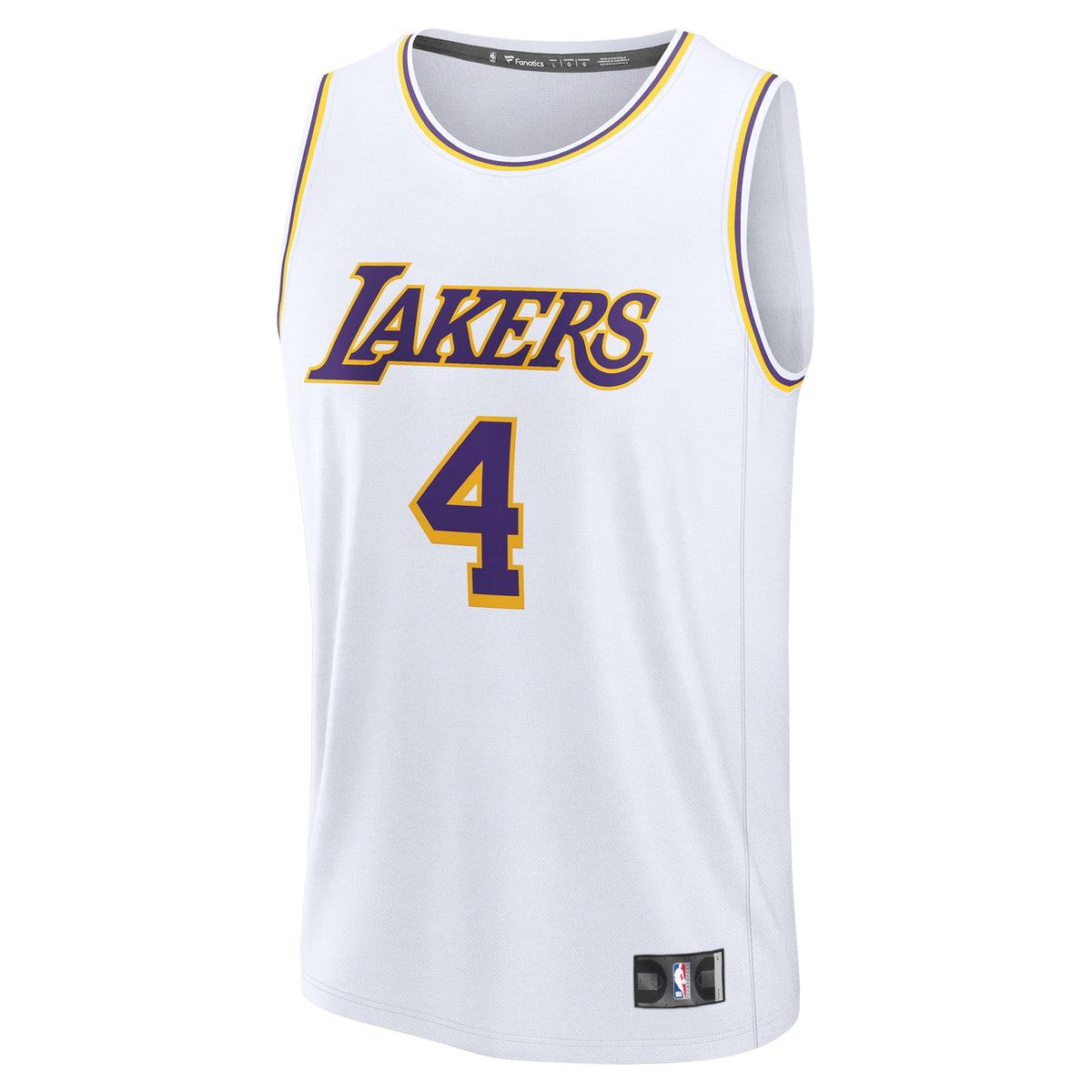 Los Angeles Lakers Dalton Knecht Fanatics White Fast Break Replica Player Jersey - Association Edition for Men product image