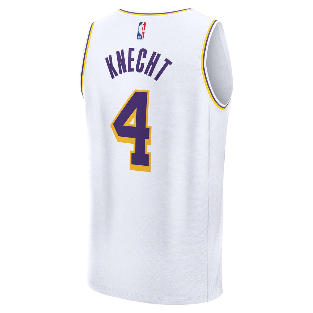 Los Angeles Lakers Dalton Knecht Fanatics White Fast Break Replica Player Jersey - Association Edition for Men product image