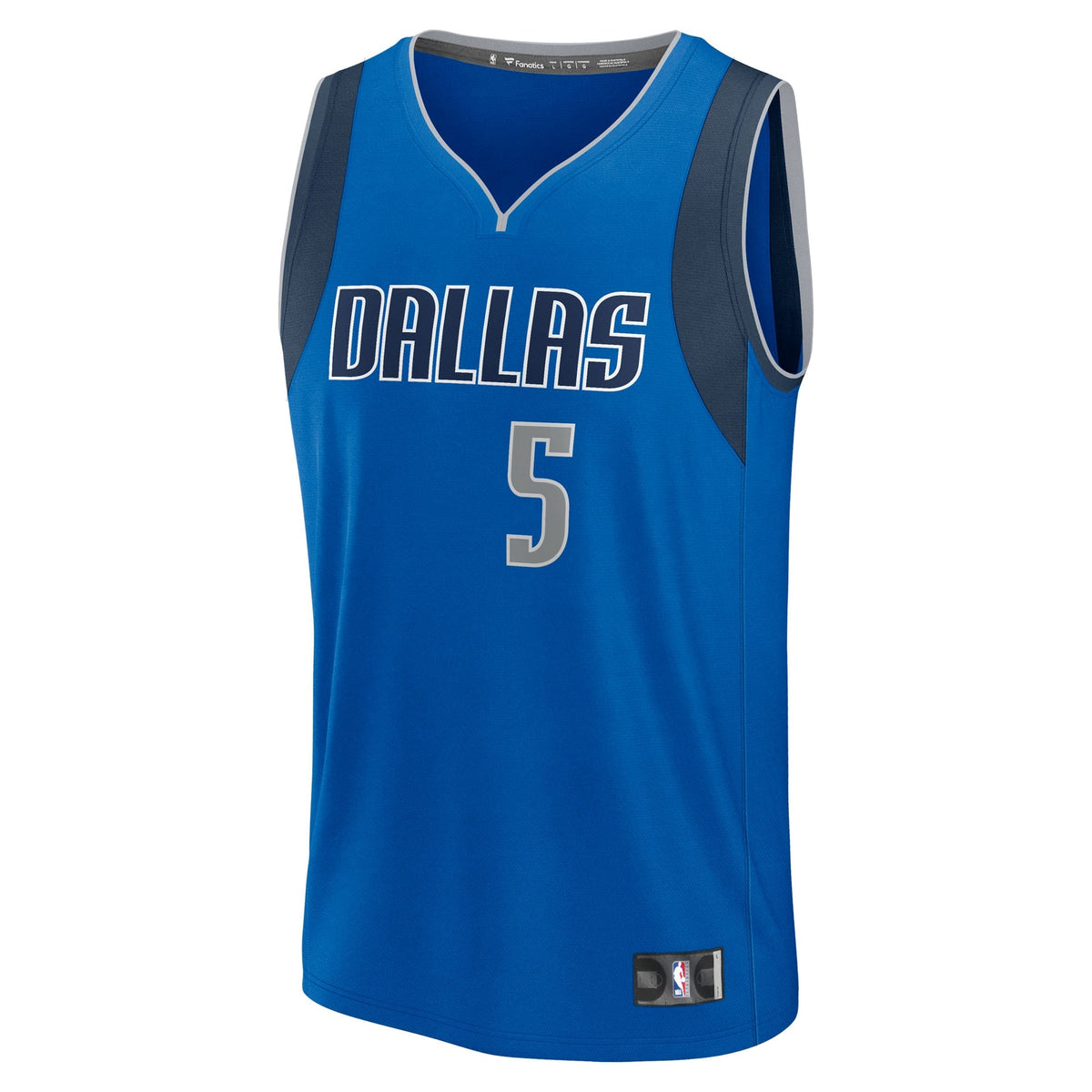 Dallas Mavericks D'Angelo Russell Fanatics Blue Fast Break Replica Player Jersey - Icon Edition for Men product image 3,