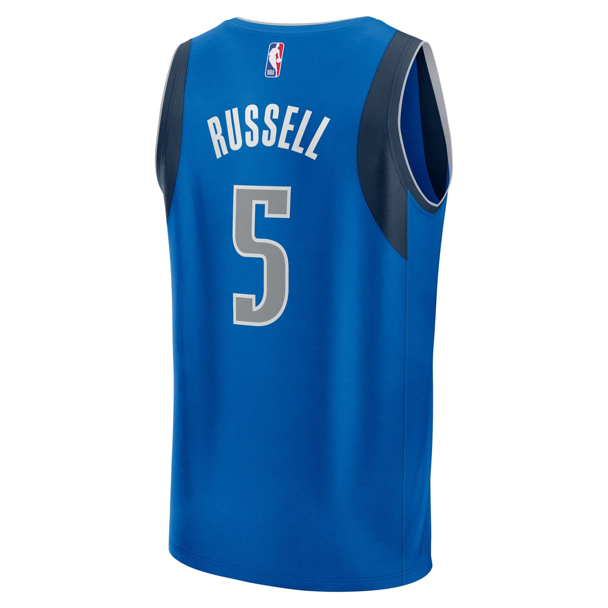 Dallas Mavericks D'Angelo Russell Fanatics Blue Fast Break Replica Player Jersey - Icon Edition for Men product image 4,