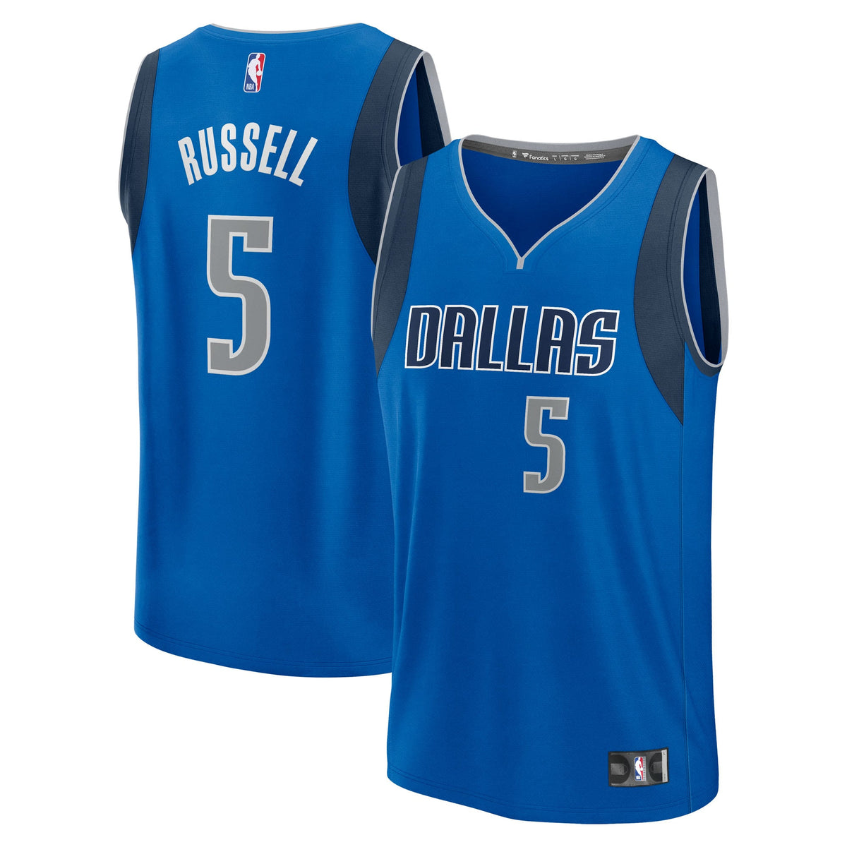Dallas Mavericks D'Angelo Russell Fanatics Blue Fast Break Replica Player Jersey - Icon Edition for Men product image 1,
