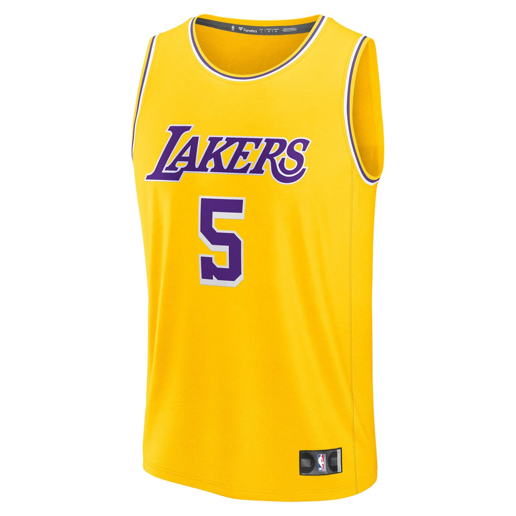 Los Angeles Lakers Deandre Ayton Fanatics Gold Fast Break Replica Player Jersey - Icon Edition for Men product image 3,