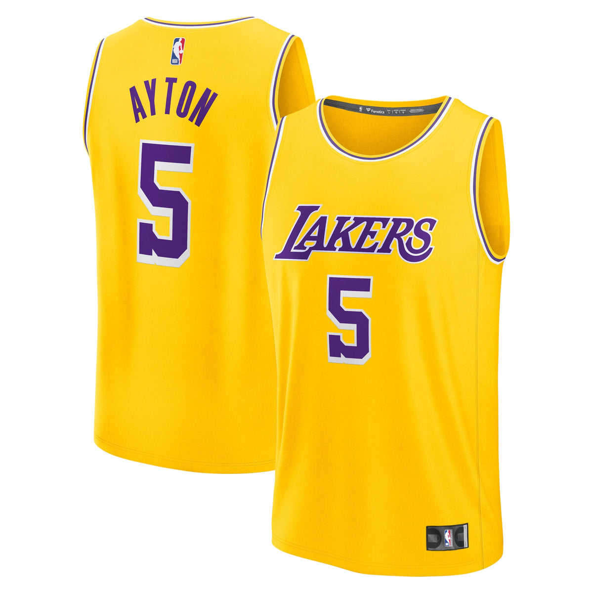 Los Angeles Lakers Deandre Ayton Fanatics Gold Fast Break Replica Player Jersey - Icon Edition for Men product image 1,
