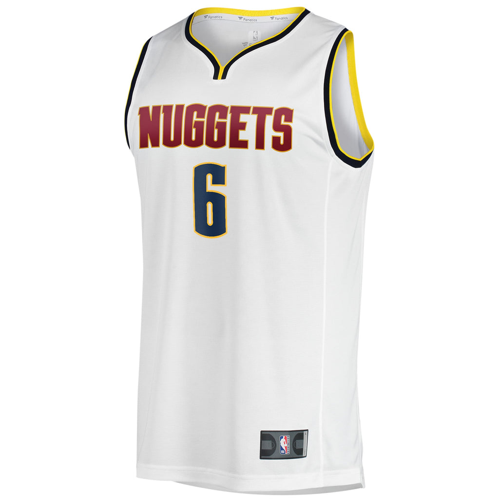 Denver Nuggets DeAndre Jordan Fanatics White Fast Break Player Jersey - Association Edition for Men product image 3,