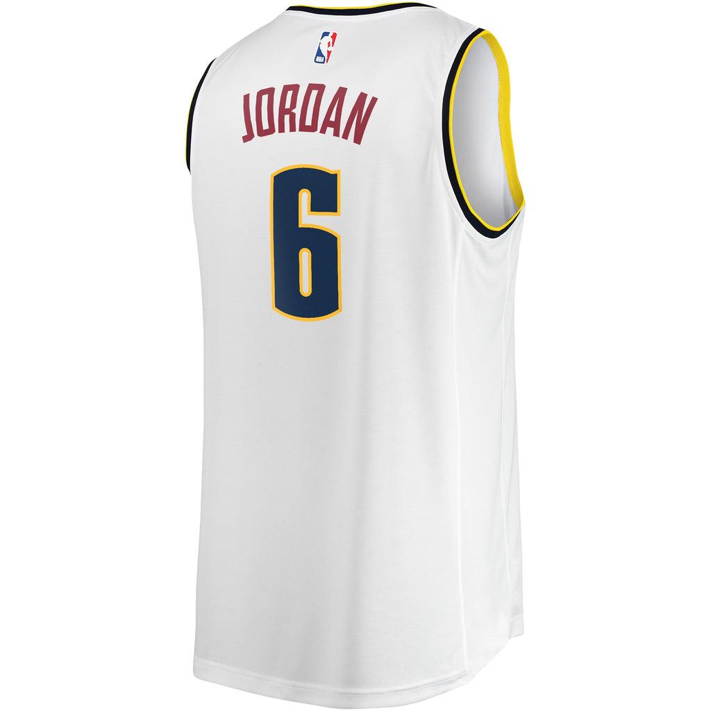 Denver Nuggets DeAndre Jordan Fanatics White Fast Break Player Jersey - Association Edition for Men product image 4,