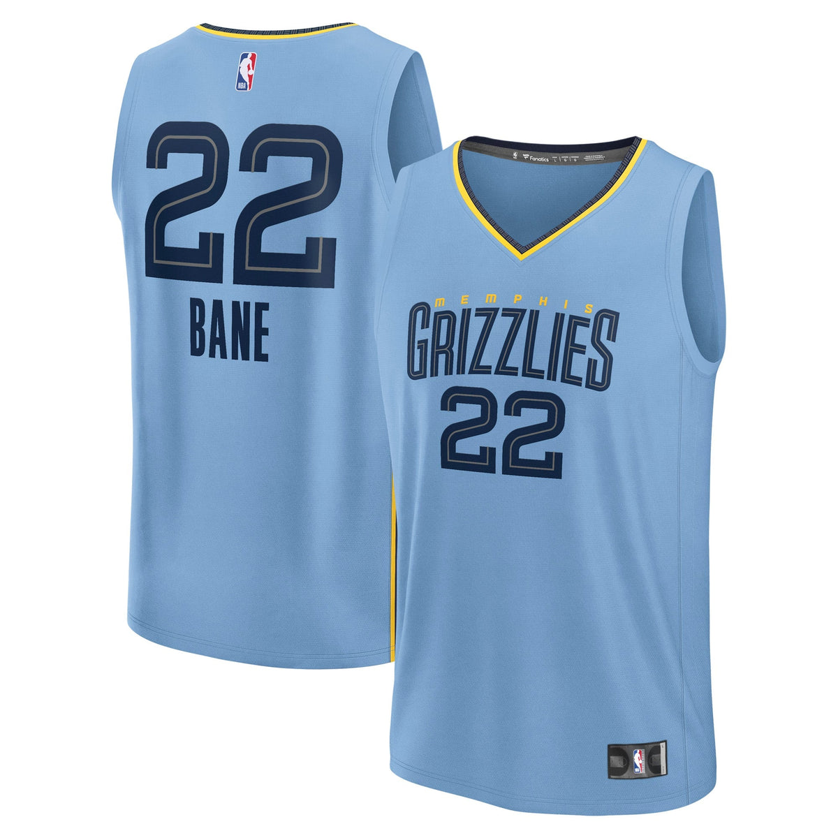 Memphis Grizzlies Desmond Bane Fanatics Light Blue Fast Break Replica Player Jersey - Statement Edition for Men product