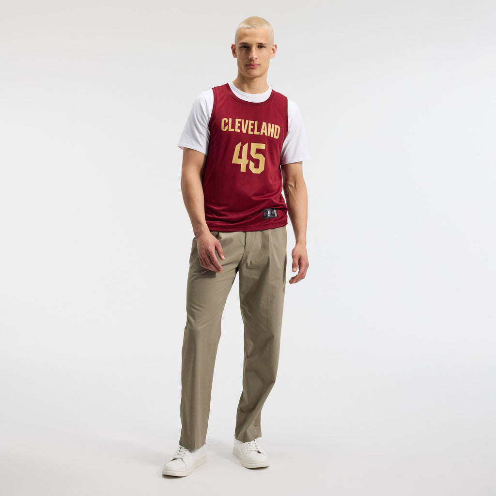 Cleveland Cavaliers Donovan Mitchell Fanatics Wine Fast Break Replica Jersey - Icon Edition for Men product image 5,