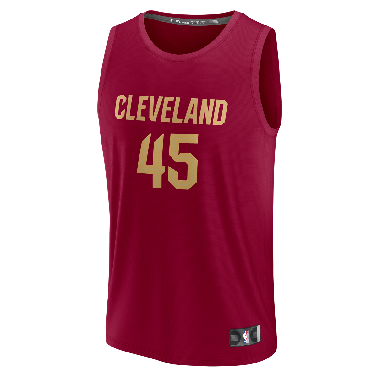 Cleveland Cavaliers Donovan Mitchell Fanatics Wine Fast Break Replica Jersey - Icon Edition for Men product image 7,