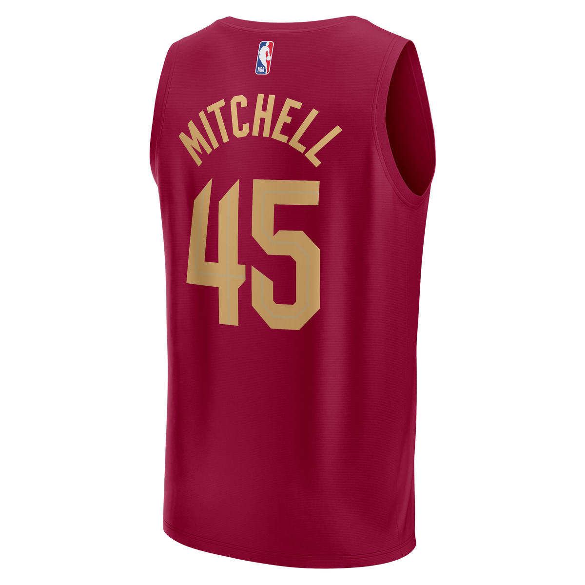 Cleveland Cavaliers Donovan Mitchell Fanatics Wine Fast Break Replica Jersey - Icon Edition for Men product image 8,