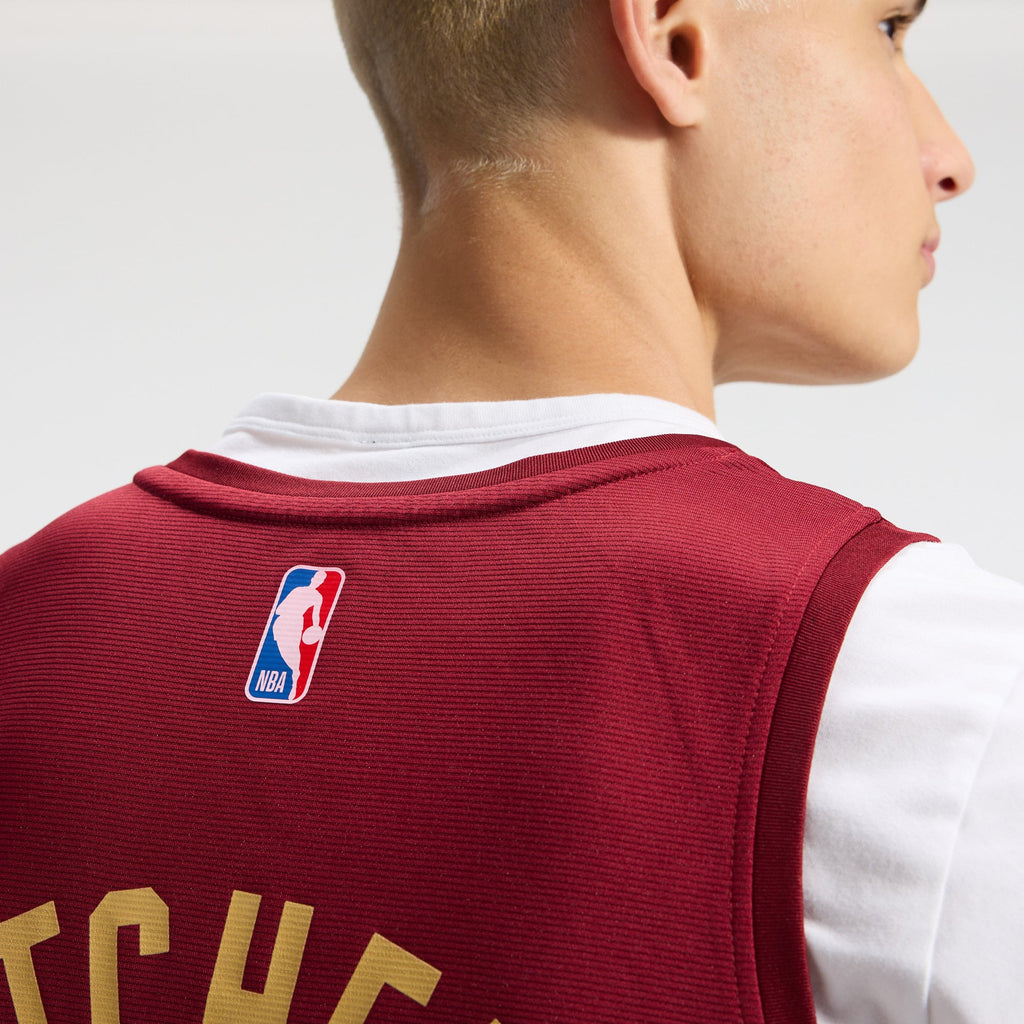 Cleveland Cavaliers Donovan Mitchell Fanatics Wine Fast Break Replica Jersey - Icon Edition for Men product image 10,