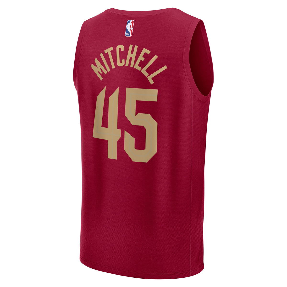 Cleveland Cavaliers Donovan Mitchell Fanatics Wine Fast Break Replica Player Jersey - Icon Edition for Men product image 4,