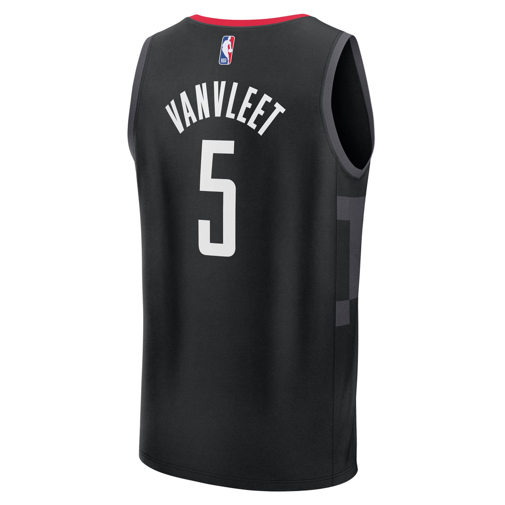 Houston Rockets Fred VanVleet Fanatics Black Fast Break Replica Player Jersey - Statement Edition for Men product image 4,