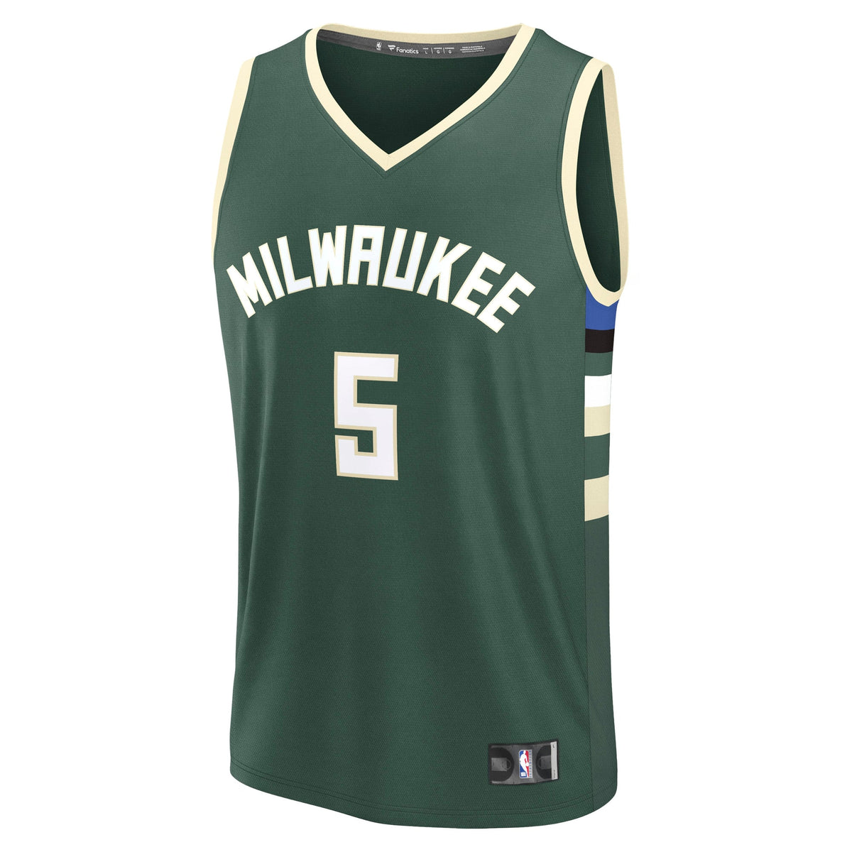Milwaukee Bucks Gary Trent Jr. Fanatics Hunter Green Fast Break Replica Player Jersey - Icon Edition for Men product image