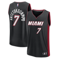 Miami Heat Giannis Antetokounmpo Fanatics Black Fast Break Jersey - Icon Edition for Men product image 1, provided for