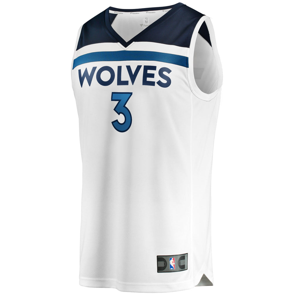 Minnesota Timberwolves Jaden McDaniels Fanatics White Fast Break Replica Player Jersey - Association Edition for Men product