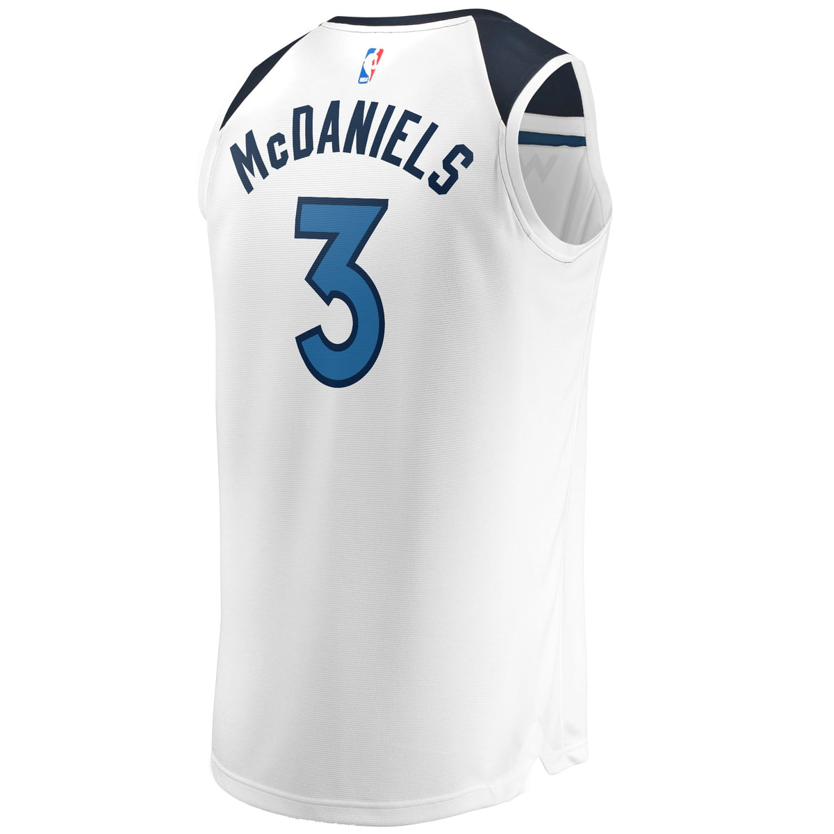 Minnesota Timberwolves Jaden McDaniels Fanatics White Fast Break Replica Player Jersey - Association Edition for Men product