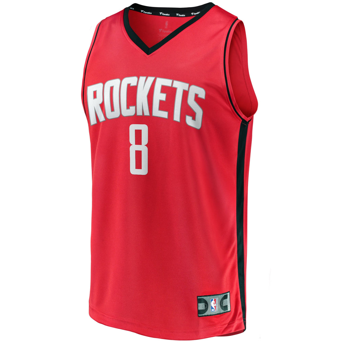Houston Rockets Jae'Sean Tate Fanatics Red Fast Break Replica Jersey - Icon Edition for Men product image 3, provided for