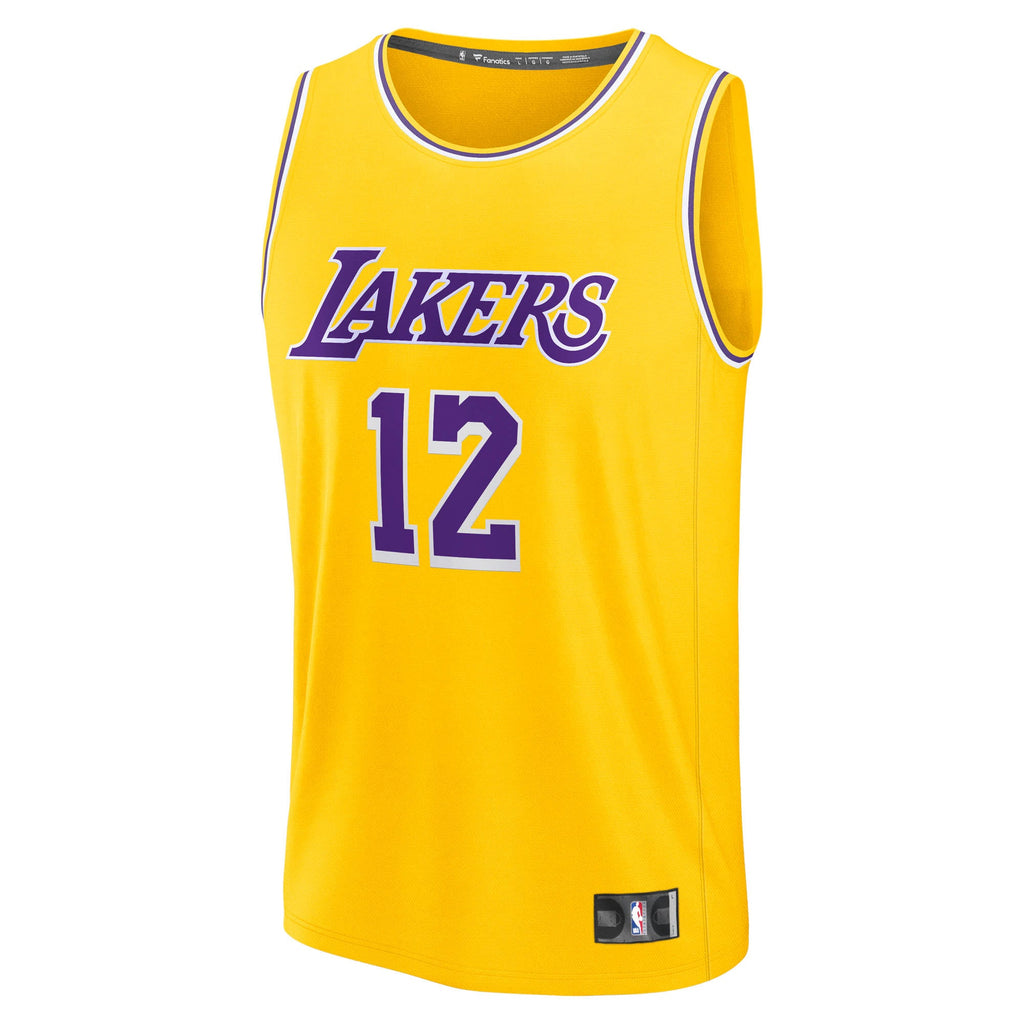 Los Angeles Lakers Jake LaRavia Fanatics Gold Fast Break Replica Jersey - Icon Edition for Men product image 3, provided for