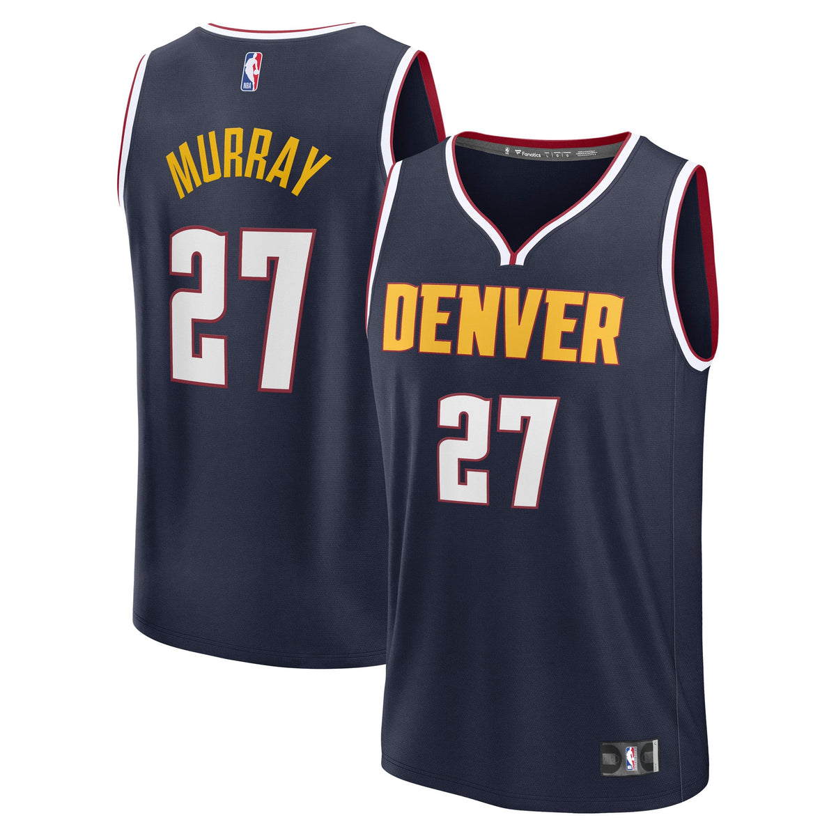 Denver Nuggets Jamal Murray Fanatics Navy Fast Break Replica Player Jersey - Icon Edition for Men product image 2, provided