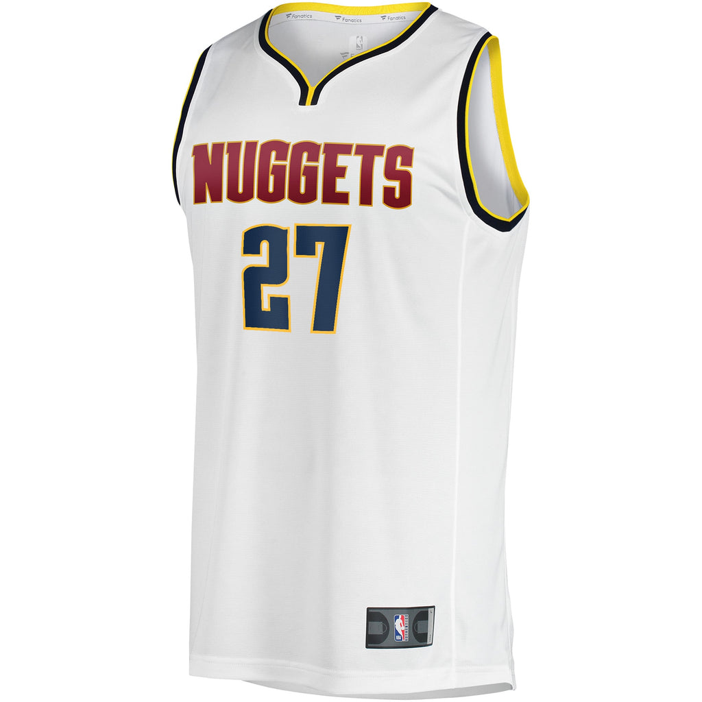 Denver Nuggets Jamal Murray Fanatics White Fast Break Player Jersey - Association Edition for Men product image 3, provided