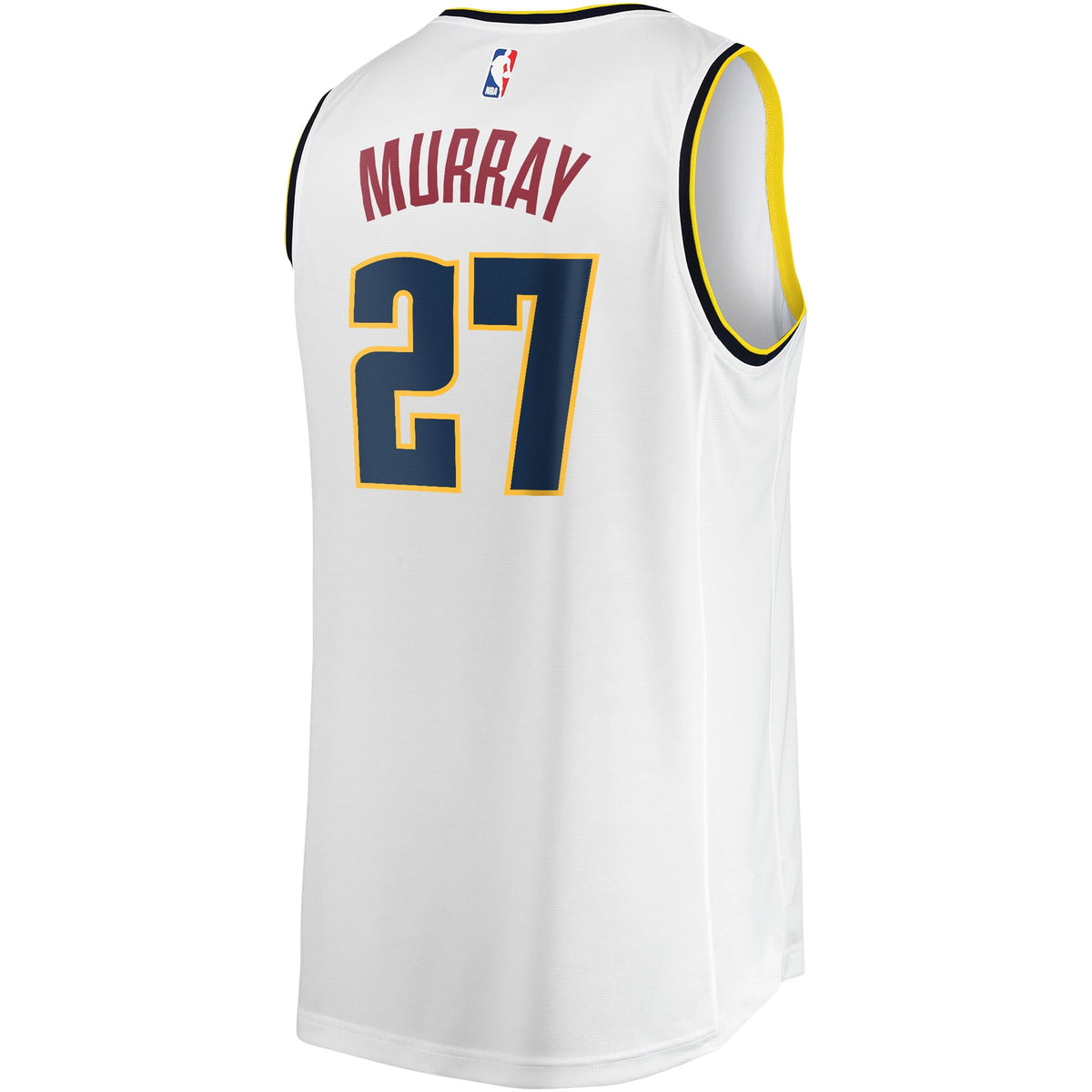 Denver Nuggets Jamal Murray Fanatics White Fast Break Player Jersey - Association Edition for Men product image 4, provided