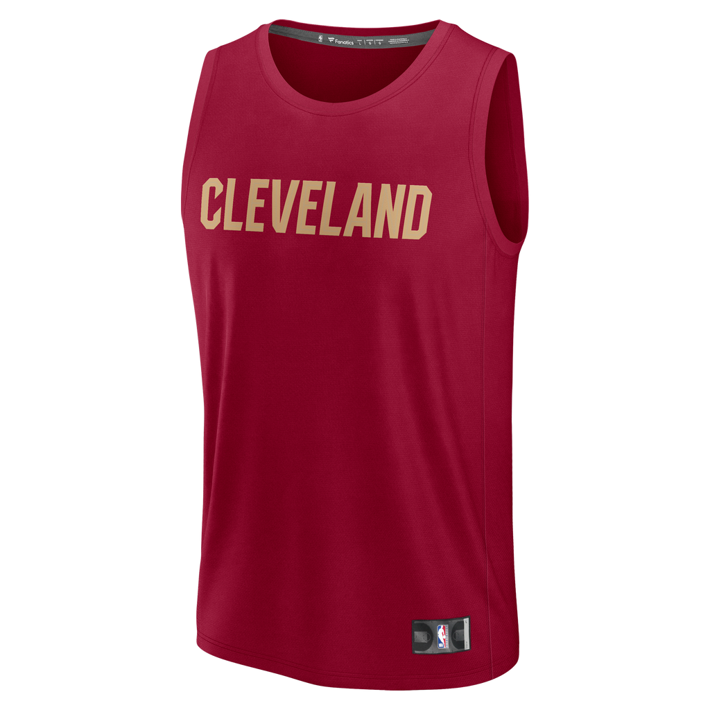 Cleveland Cavaliers James Harden Fanatics Wine Fast Break Replica Jersey - Icon Edition for Men product image 3, provided
