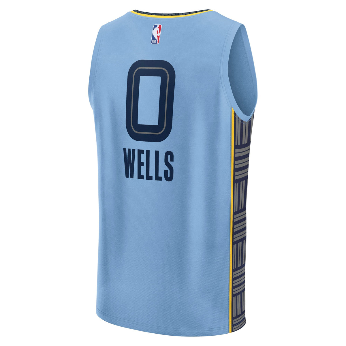 Memphis Grizzlies Jaylen Wells Fanatics Light Blue Fast Break Replica Player Jersey - Statement Edition for Men product