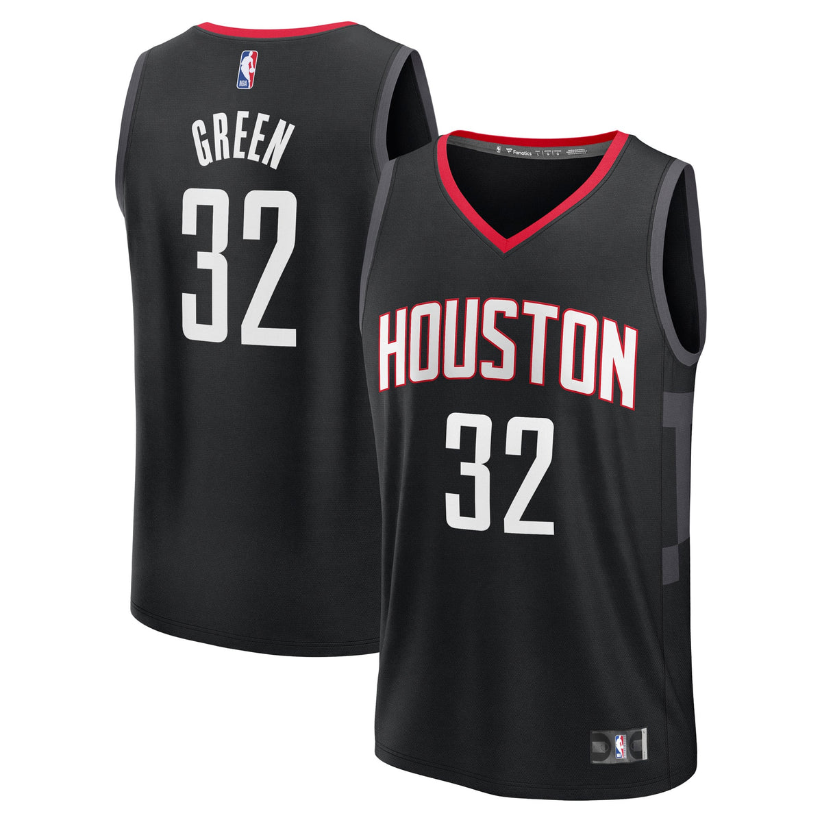 Houston Rockets Jeff Green Fanatics Black Fast Break Replica Player Jersey - Statement Edition for Men product image 1,