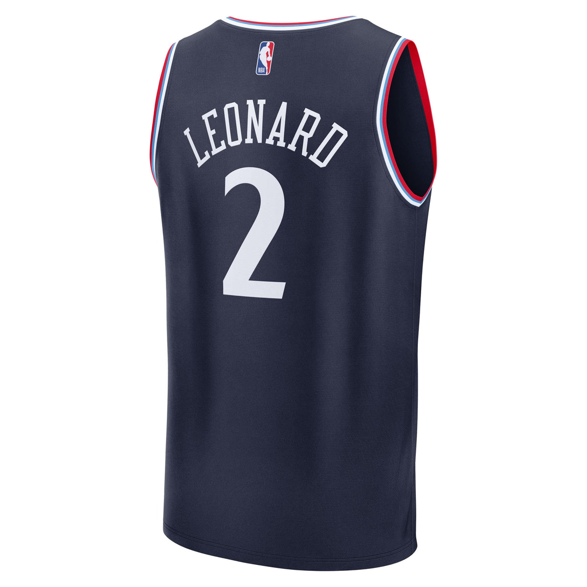 LA Clippers Kawhi Leonard Fanatics Navy Fast Break Replica Player Jersey - Icon Edition for Men product image 4, provided