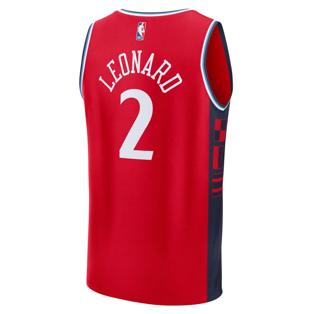 LA Clippers Kawhi Leonard Fanatics Red Fast Break Replica Player Jersey - Statement Edition for Men product image 4,