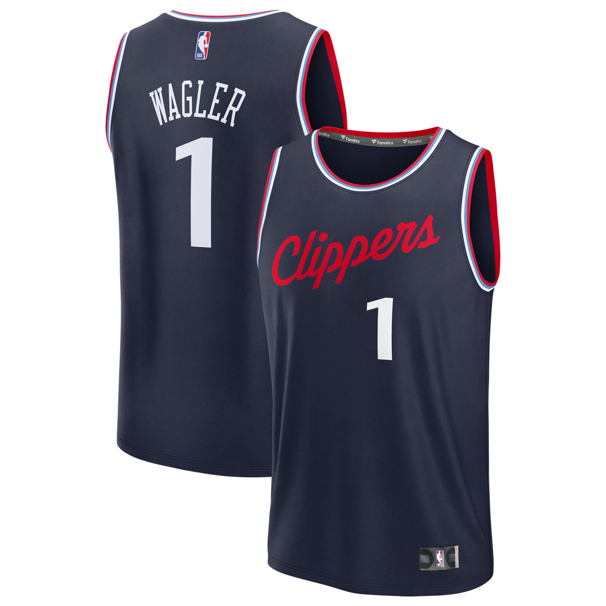LA Clippers Keaton Wagler Fanatics Navy 2026 NBA Draft First Round Pick Fast Break Jersey - Icon Edition for Men product