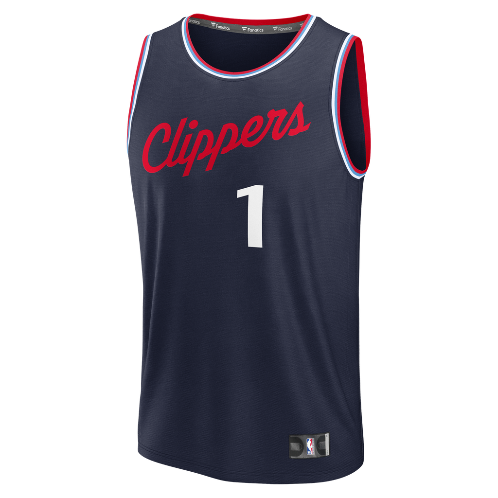 LA Clippers Keaton Wagler Fanatics Navy 2026 NBA Draft First Round Pick Fast Break Jersey - Icon Edition for Men product