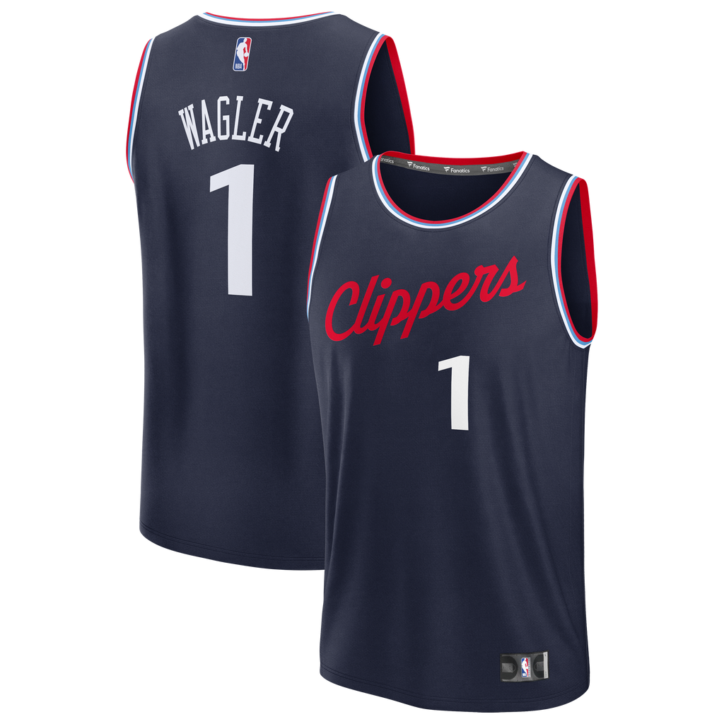 LA Clippers Keaton Wagler Fanatics Navy 2026 NBA Draft First Round Pick Fast Break Jersey - Icon Edition for Men product