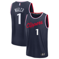LA Clippers Keaton Wagler Fanatics Navy 2026 NBA Draft First Round Pick Fast Break Jersey - Icon Edition for Men product