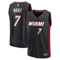 Miami Heat Kel'el Ware Fanatics Black Fast Break Replica Player Jersey - Icon Edition for Men product image 1, provided for