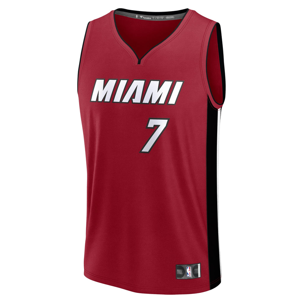 Miami Heat Kel'el Ware Fanatics Red Fast Break Player Jersey - Statement Edition for Men product image 3, provided for