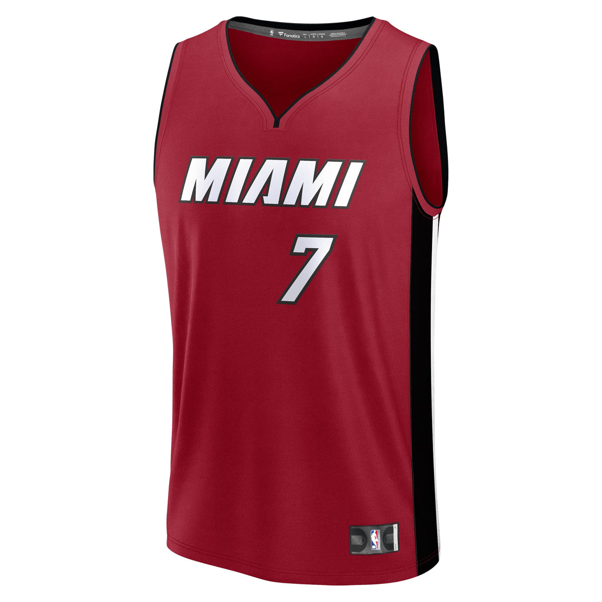 Miami Heat Kel'el Ware Fanatics Red Fast Break Player Jersey - Statement Edition for Men product image 3, provided for