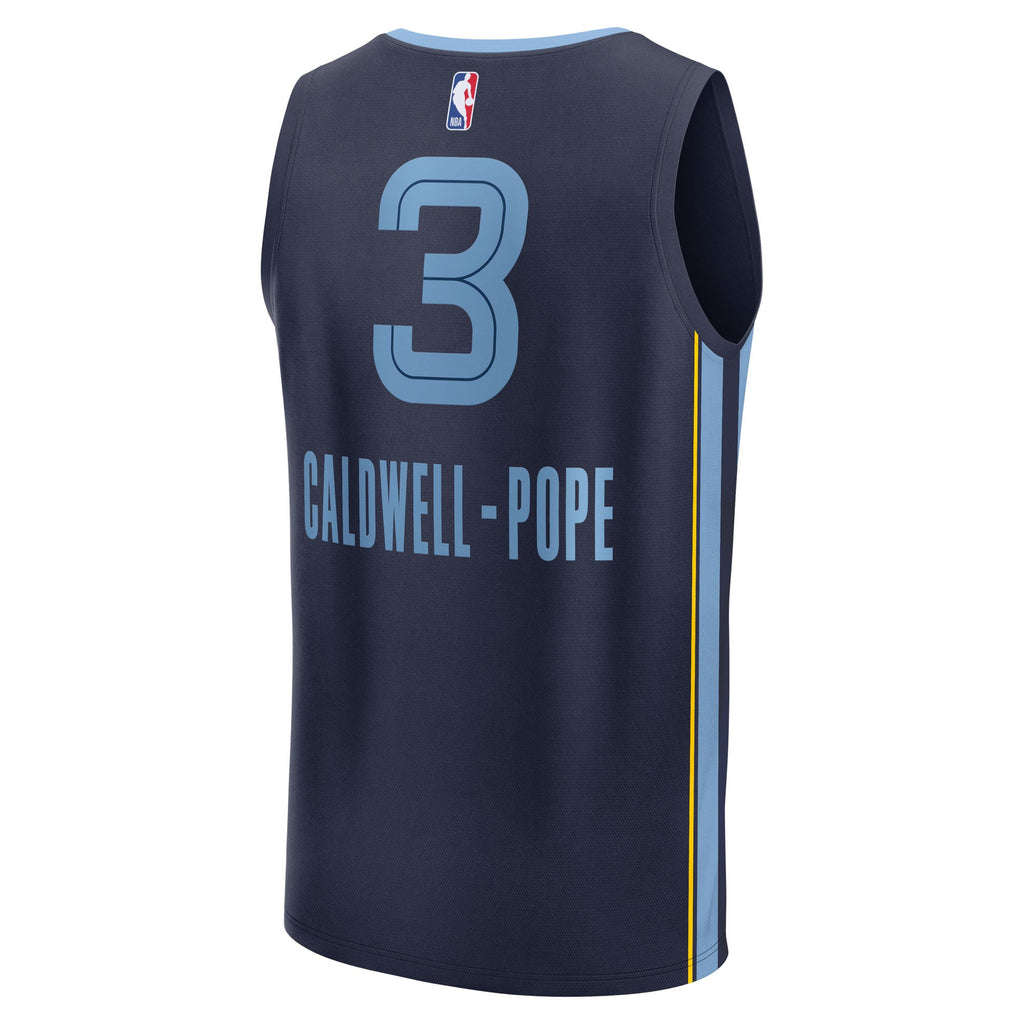 Memphis Grizzlies Kentavious Caldwell-Pope Fanatics Navy Fast Break Replica Player Jersey - Icon Edition for Men product
